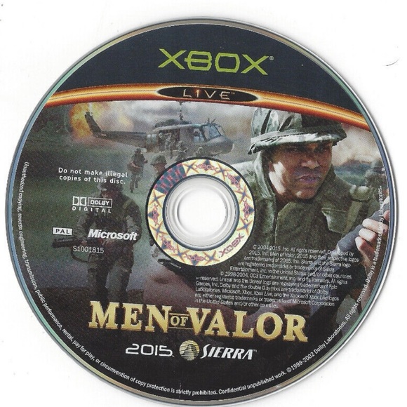 XBOX games : Men of Valor and Tom Clancy’s Ghost Recon DISC ONLY - Picture 2 of 3